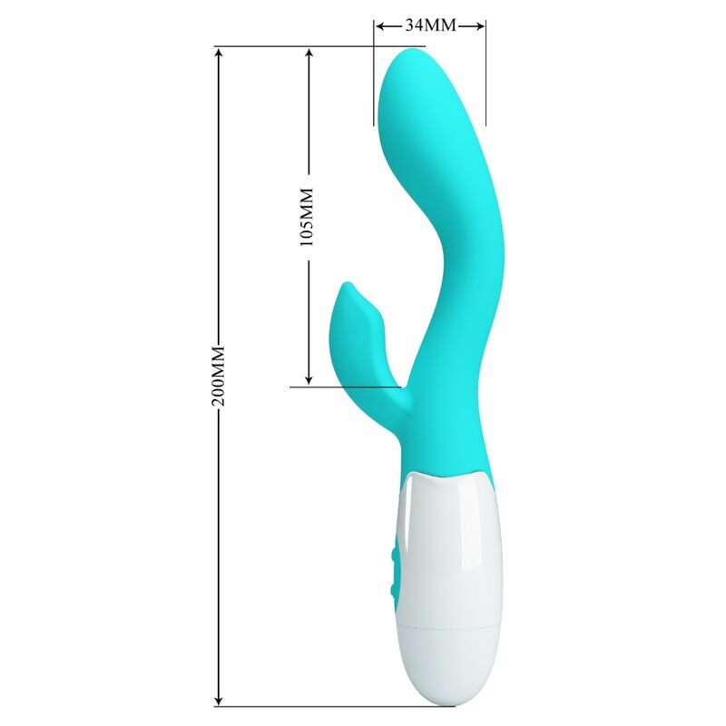 Pretty Love Brighty G-spot vibrator i aqua grön