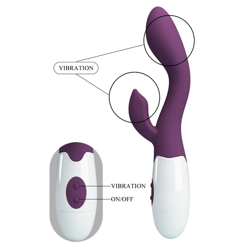 Pretty Love Brighty G-spot vibrator i lila