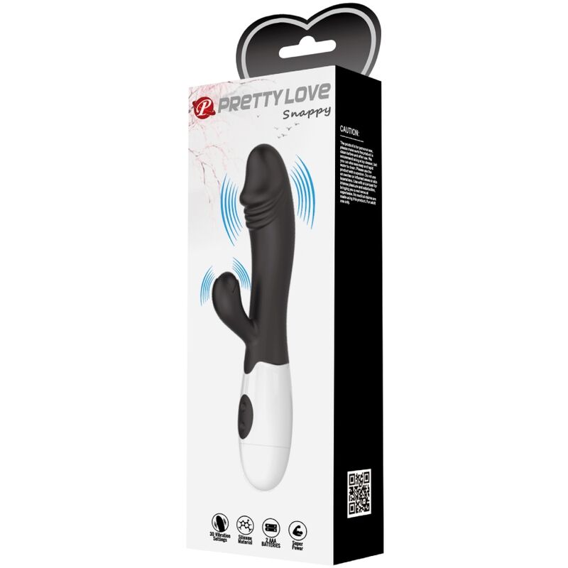 PRETTY LOVE Snappy G-spot vibrator i svart