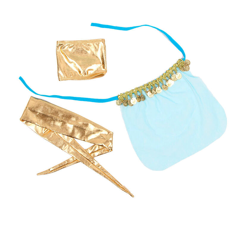 Blått lingerie-set i India Style L/XL