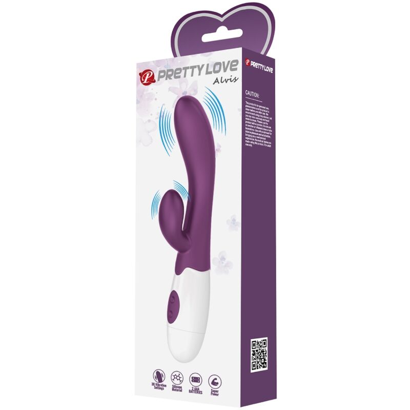 Alvis Rabbit Vibrator från Pretty Love i lila