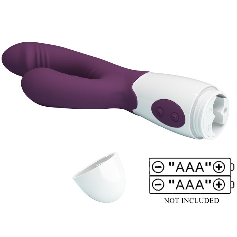 PRETTY LOVE Andre Rabbit Vibrator och G-punkt stimulator i lila
