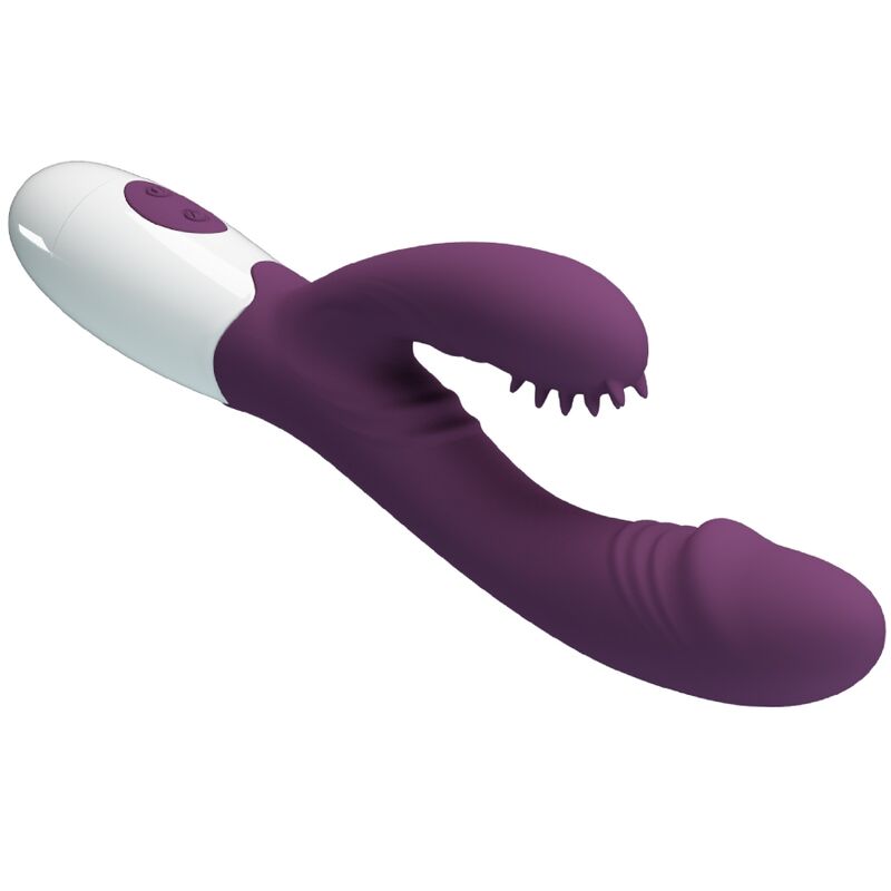 PRETTY LOVE Andre Rabbit Vibrator och G-punkt stimulator i lila