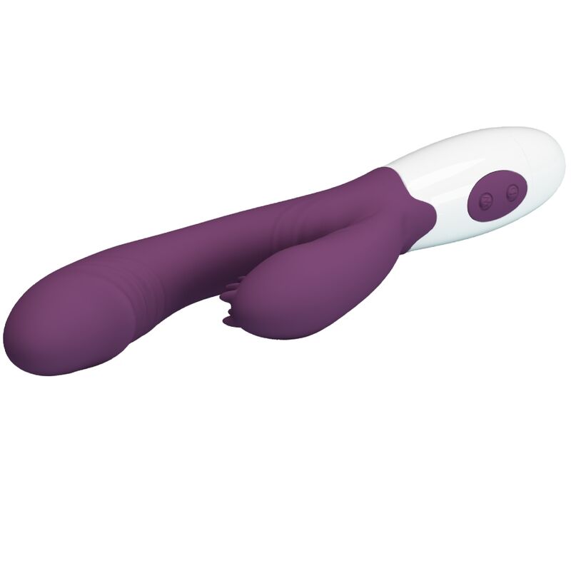 PRETTY LOVE Andre Rabbit Vibrator och G-punkt stimulator i lila