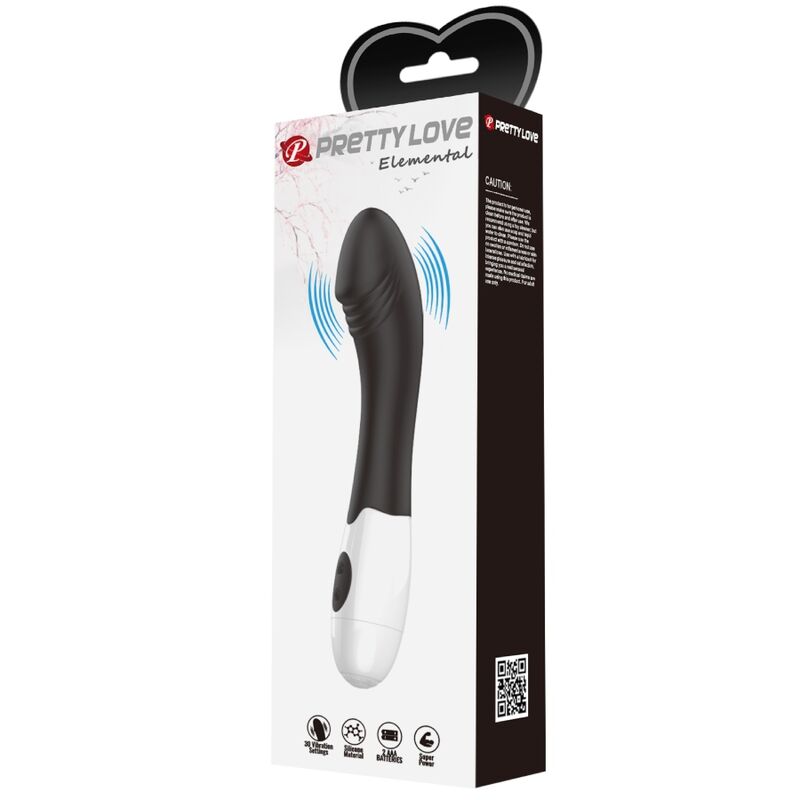 PRETTY LOVE Elemental G-Punkt Vibrator i svart