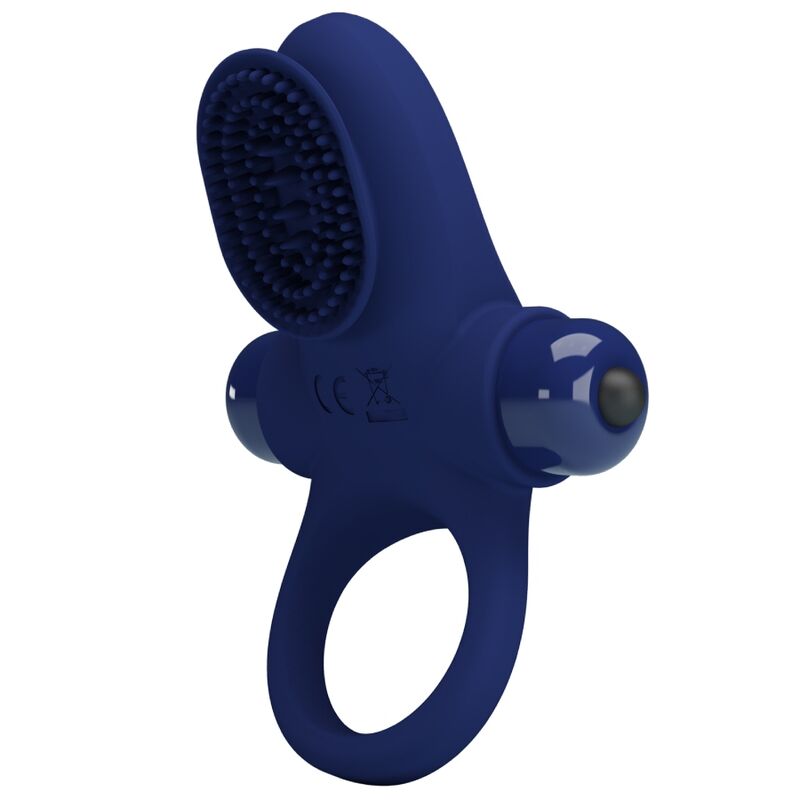 PRETTY LOVE - PALLE RING MED VIBRATION BLÅ