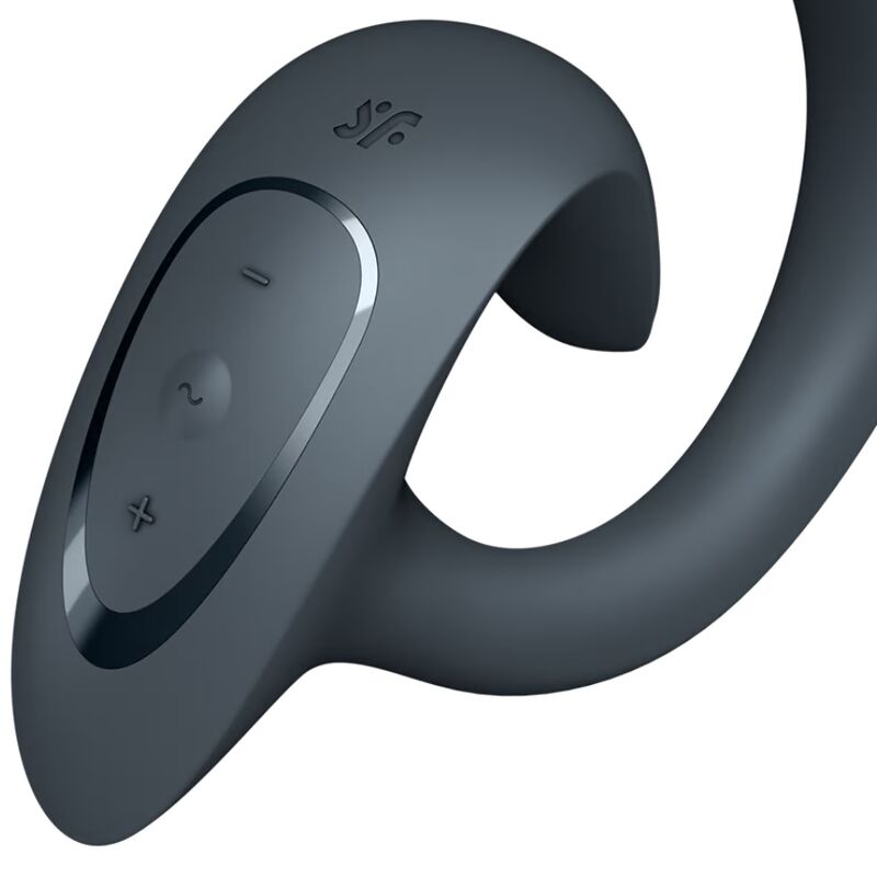 Satisfyer G for Goddess 1 rabbit vibrator i mörkgrå färg