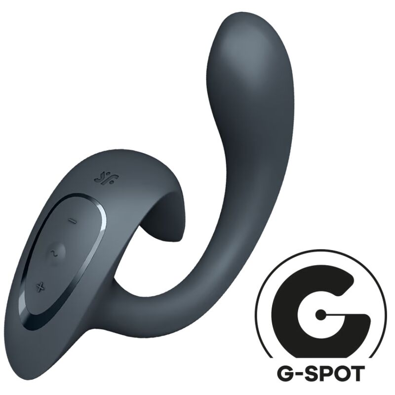 Satisfyer G for Goddess 1 rabbit vibrator i mörkgrå färg
