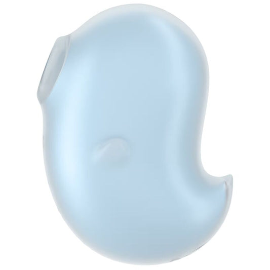 Satisfyer Cutie Ghost lay-on vibrator i ljusblå färg