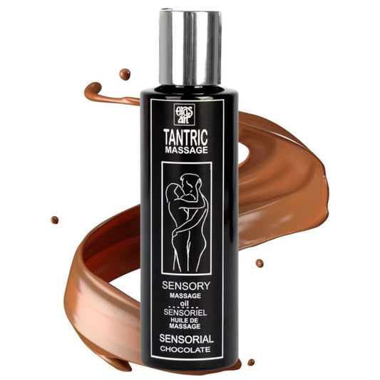 EROS-ART naturlig tantrisk massageolja med choklad 100 ml