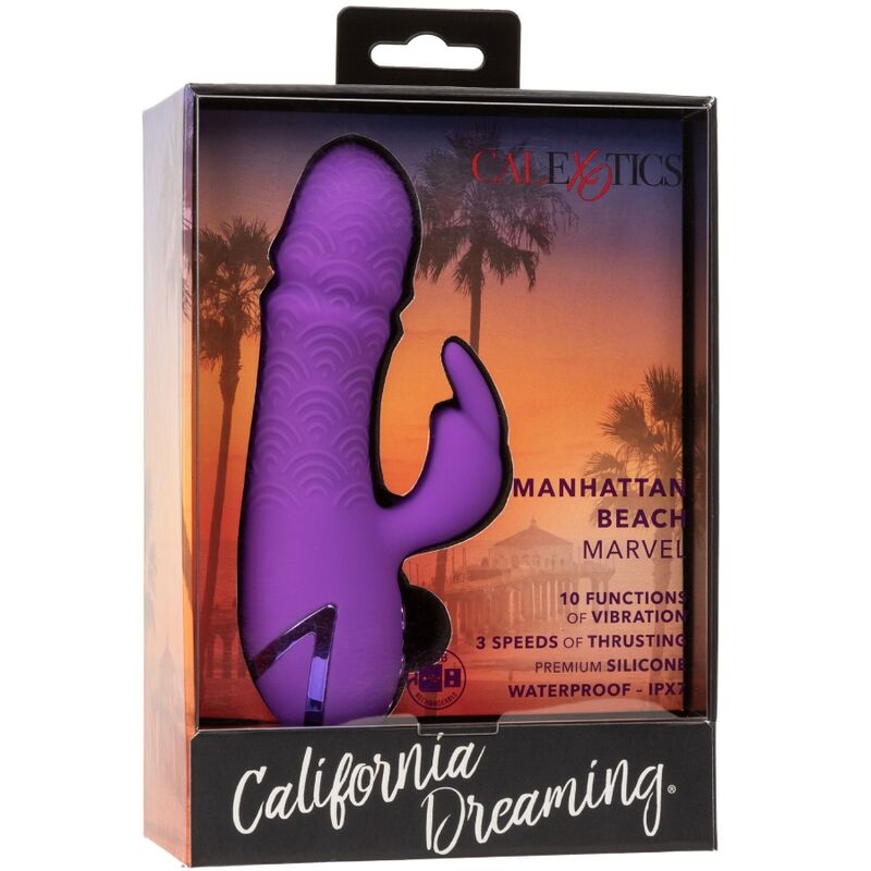 CALEXOTICS - MANHATTAN BEACH MARVEL VIBRATOR RABBIT PURPLE