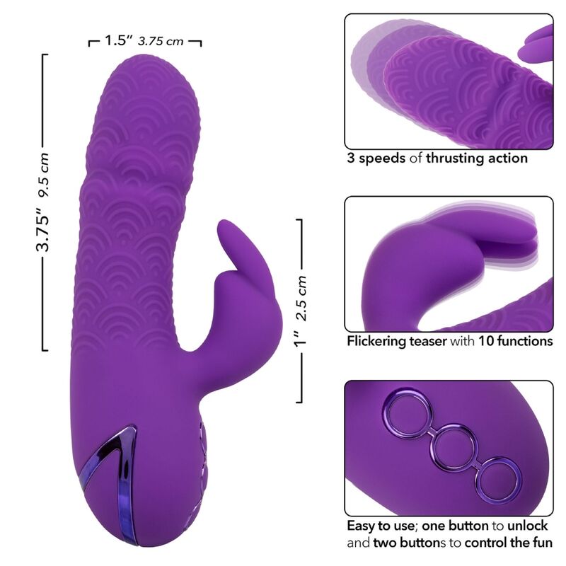 CALEXOTICS - MANHATTAN BEACH MARVEL VIBRATOR RABBIT PURPLE