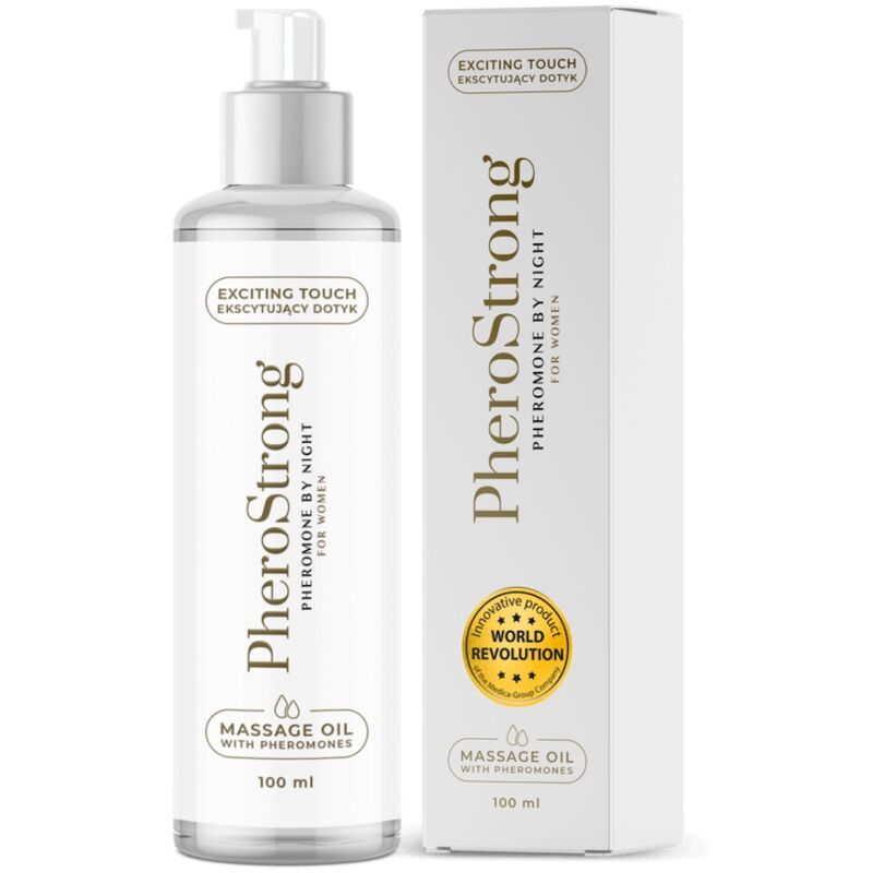 Massageolja By Night för kvinnor med feromoner 100 ml
