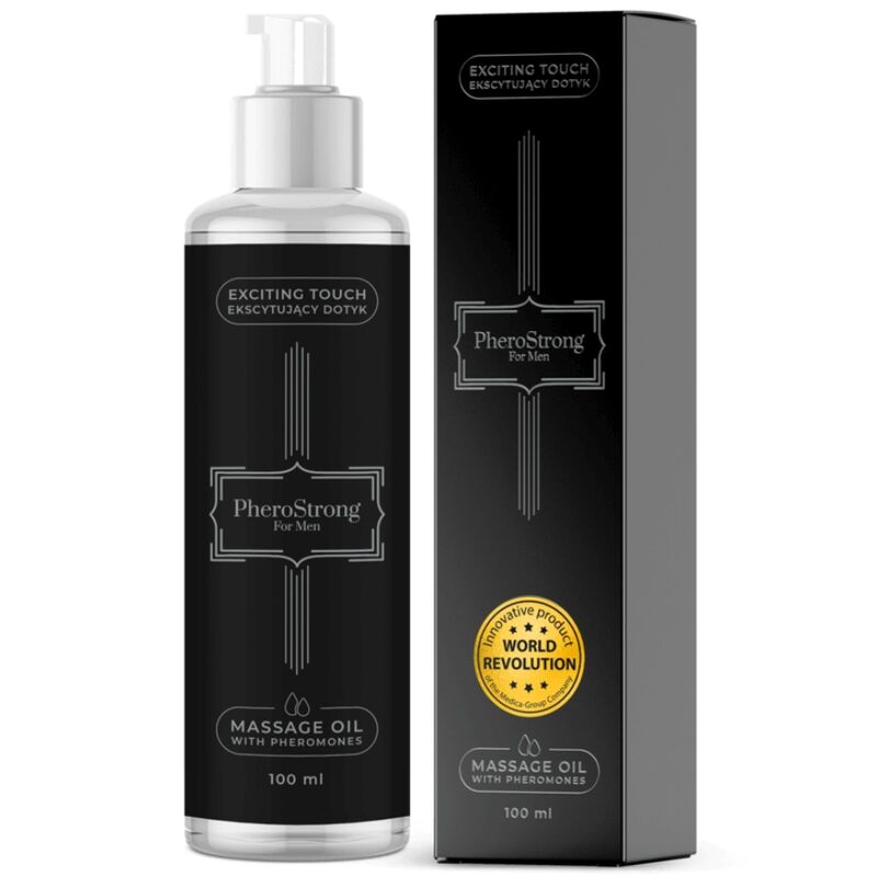 Pherostrong massageolja för män 100 ml