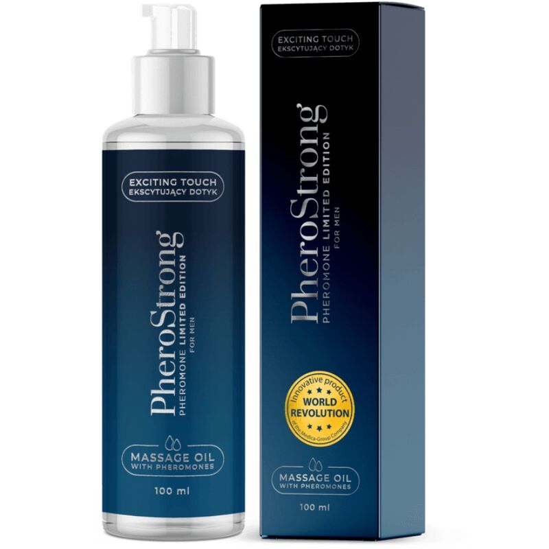 Pherostrong massageolja för män med feromoner 100 ml