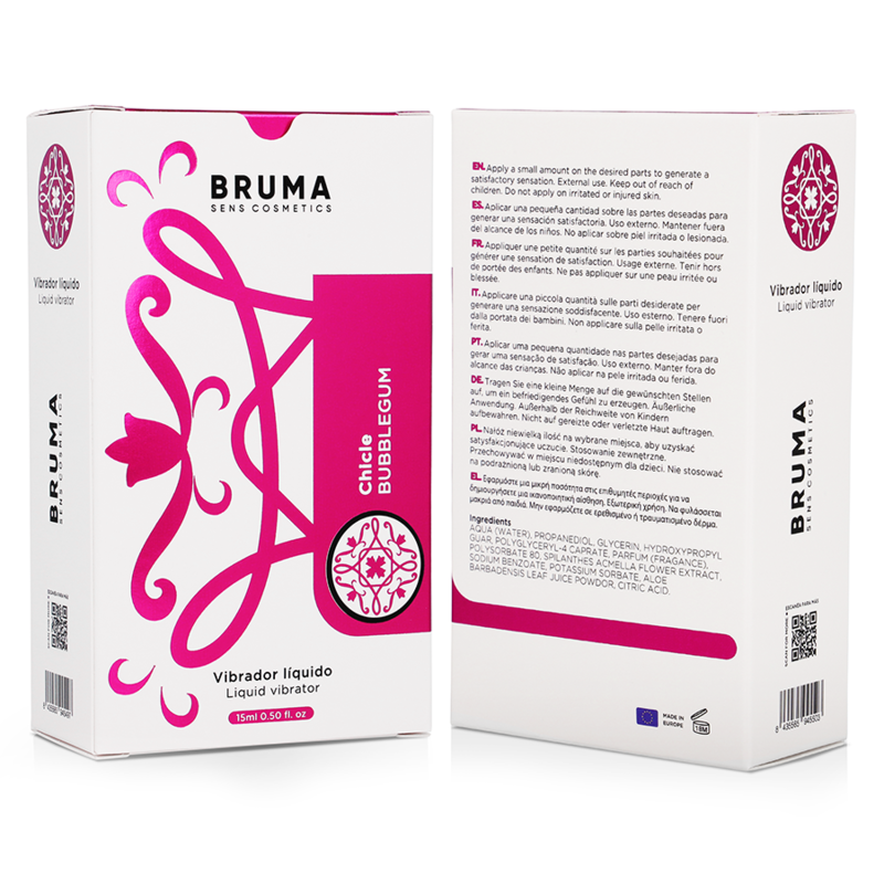 BRUMA bubblegum liquid vibrator 15 ml