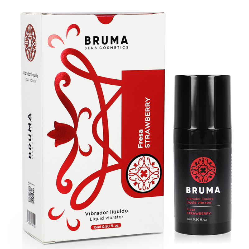 BRUMA flytande vibrator med jordgubbssmak 15 ml
