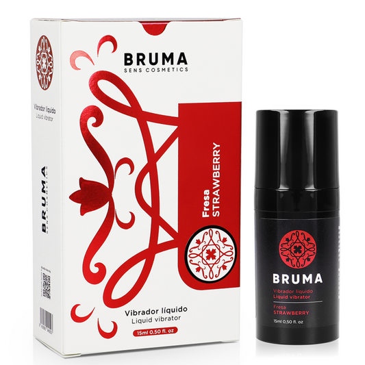 BRUMA flytande vibrator med jordgubbssmak 15 ml