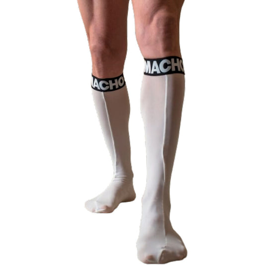 MACHO - TUNNA STRUMPOR EN STORLEK VIT