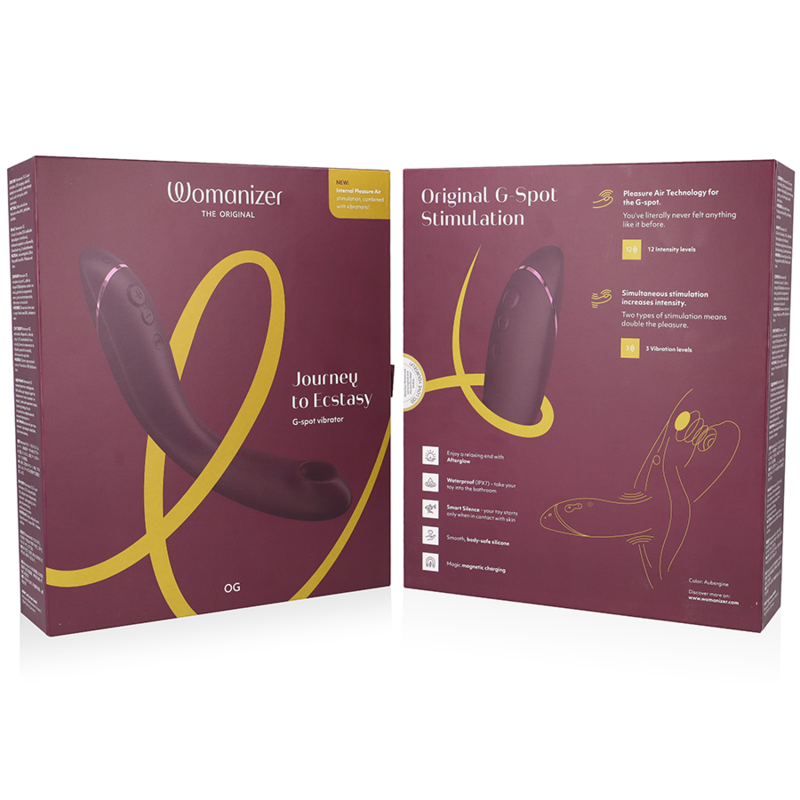 Womanizer OG G-Spot Vibrator i auberginefärg