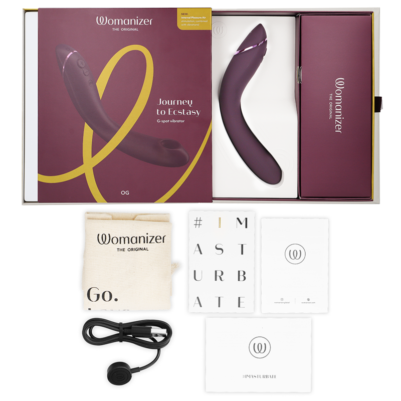 Womanizer OG G-Spot Vibrator i auberginefärg