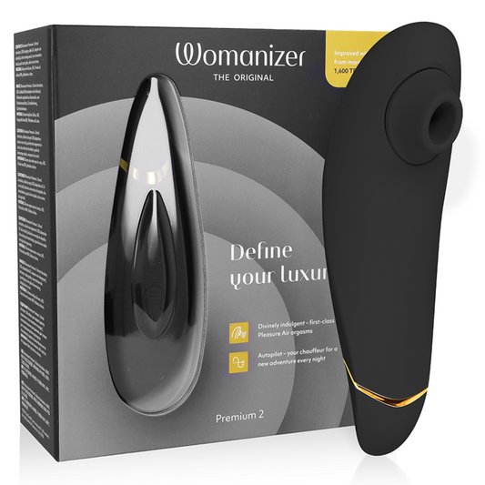 Womanizer Premium 2 klitorisstimulator i svart