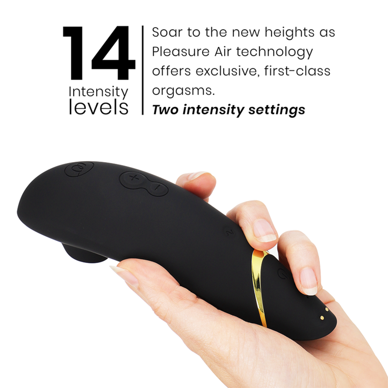 WOMANIZER - PREMIUM 2 KLITORAL STIMULATOR SVART