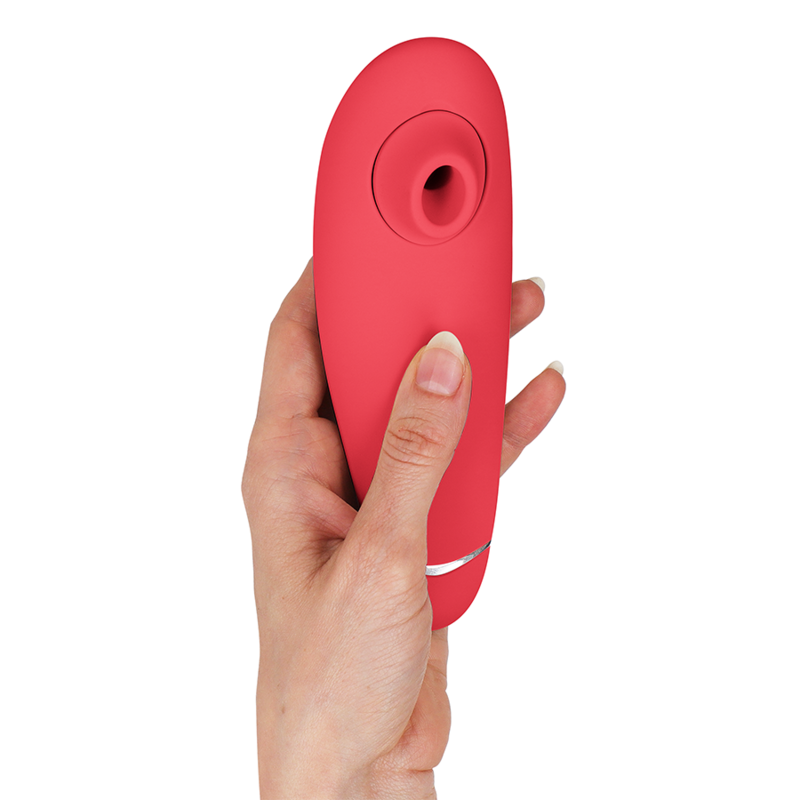 Womanizer Premium 2 klitoralsimulator i färgen hallon