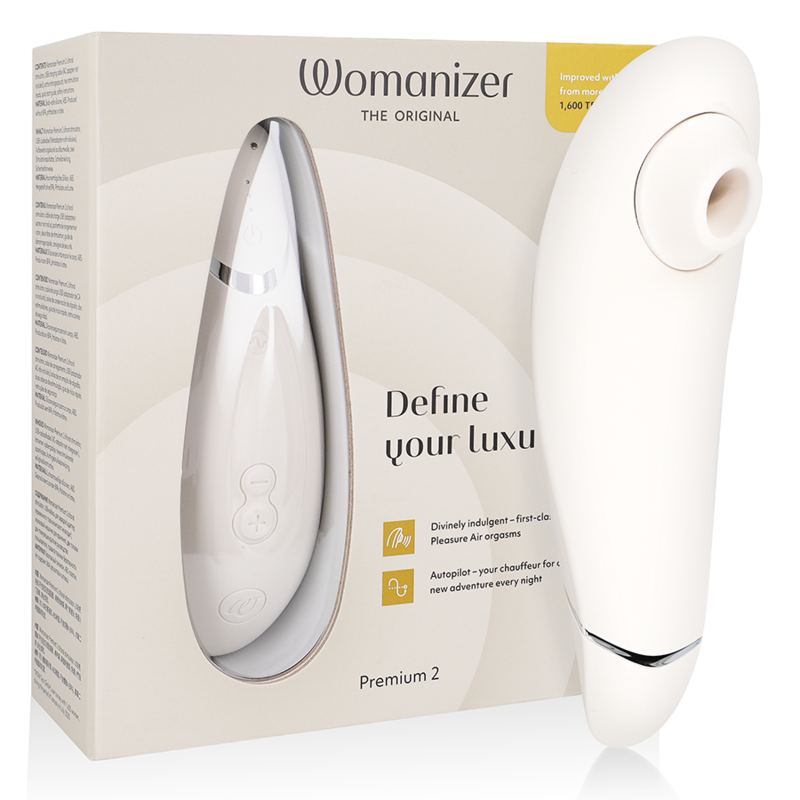 WOMANIZER - PREMIUM 2 KLITORALSTIMULATOR VARM GRÅ