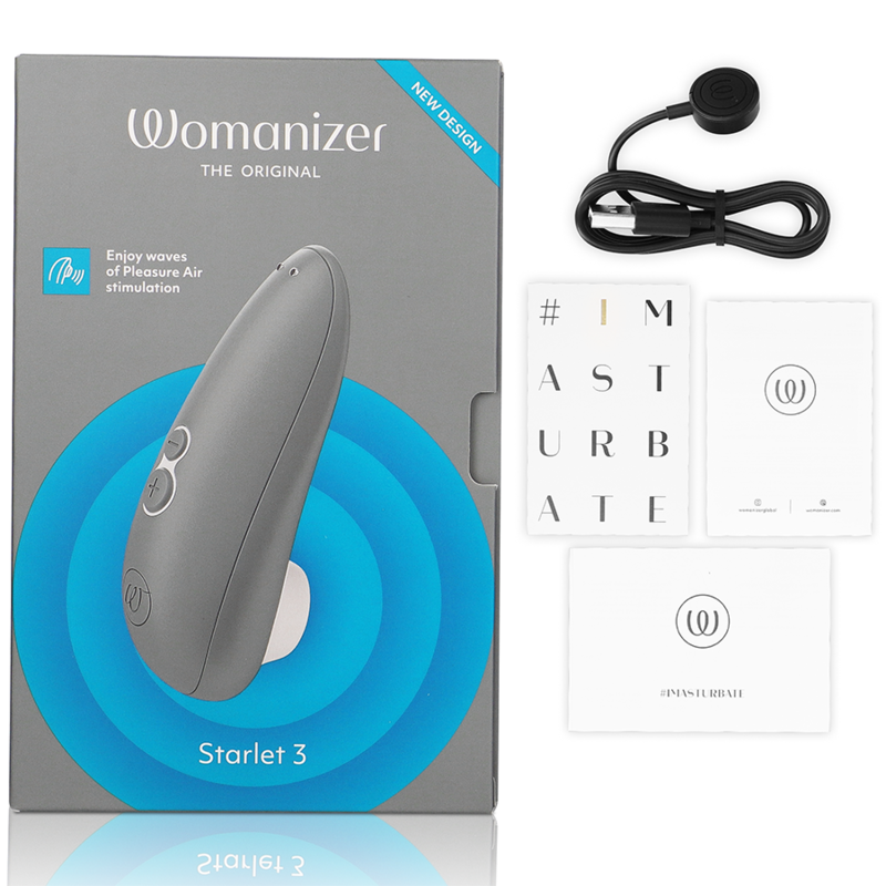 WOMANIZER - STARLET 3 KLITORAL STIMULATOR GRÅ