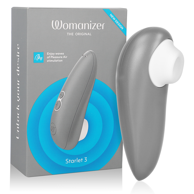WOMANIZER - STARLET 3 KLITORAL STIMULATOR GRÅ