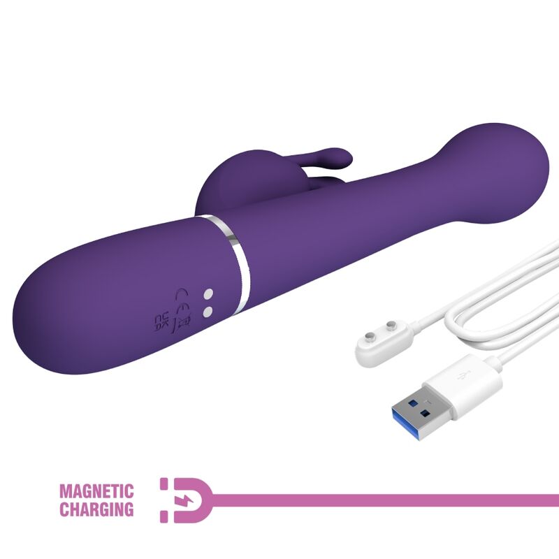 Pretty Love Dejon Rabbit Vibrator 3 i 1 lila