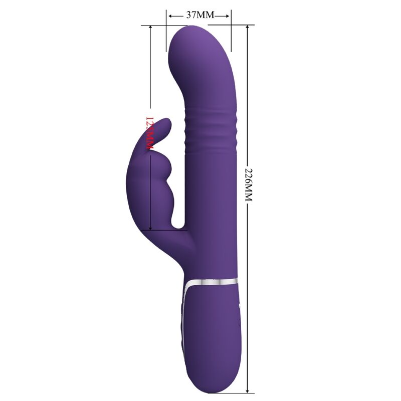 PRETTY LOVE - COALE RABBIT VIBRATOR 4 I 1 LILA
