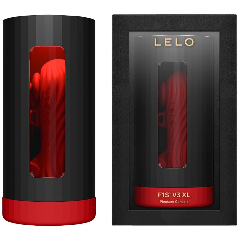 LELO F1S V3 manlig masturbator i röd färg, XL-storlek