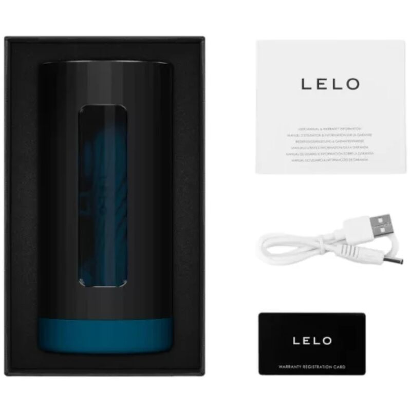 LELO F1S V3 manlig masturbator i teal färg, XL storlek
