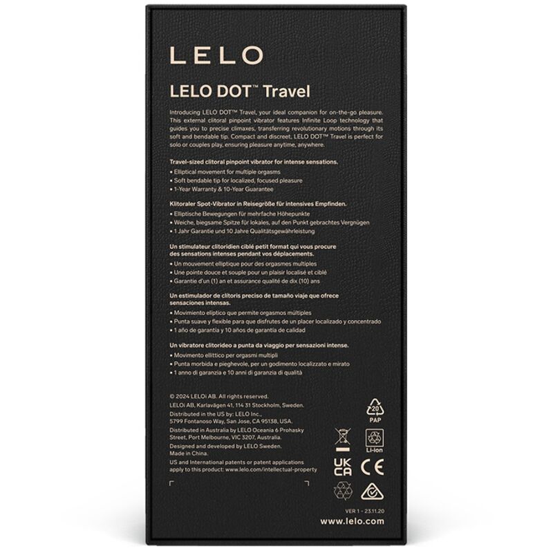 LELO DOT Travel klitorisstimulator rosa