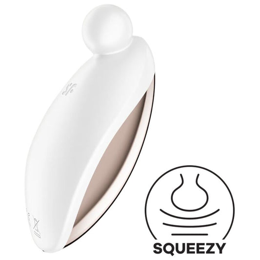Satisfyer Spot On 2 liggande vibrator i vit färg