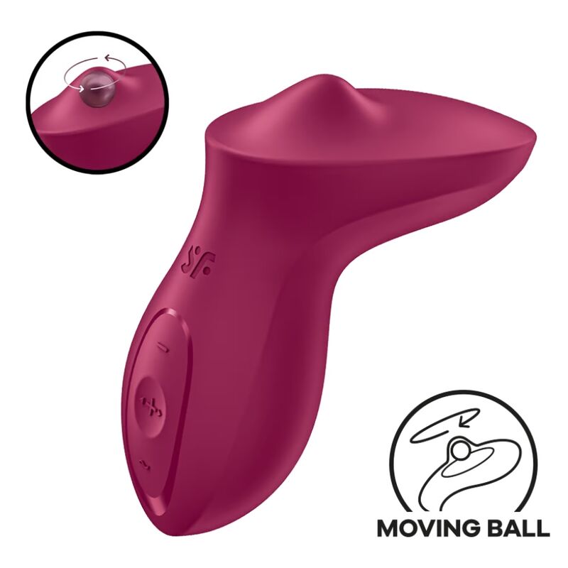 Satisfyer Exciterrr liggande klitorisstimulator i bärfärg