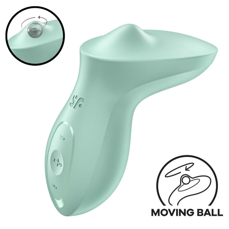 Satisfyer Exciterrr liggande klitorisstimulator i mintfärg