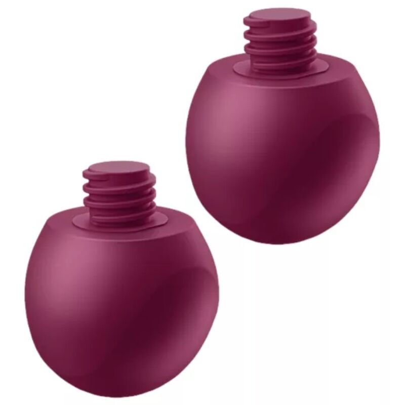 Satisfyer Love Birds Vary vibrerande bollar i vinröd färg