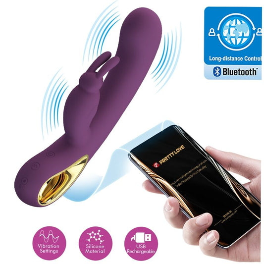 Pretty Love Liam Rabbit Vibrator och G-punktsstimulator i lila