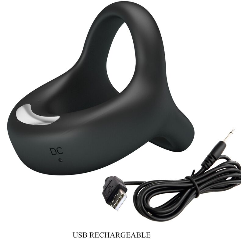 PRETTY LOVE ELLIOTT svart vibratorring