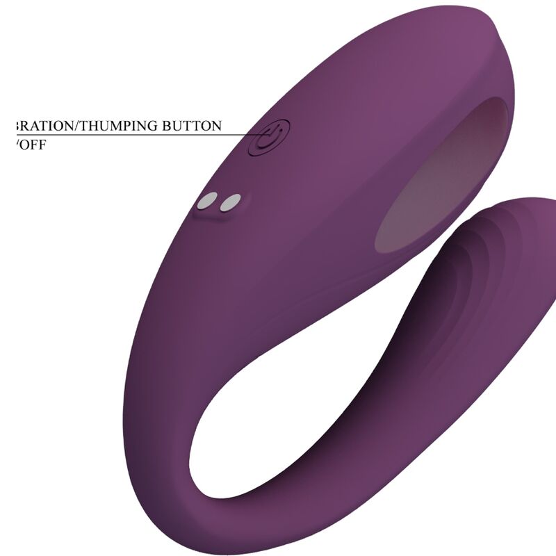 AARI lila klitoral massager med USB-laddare
