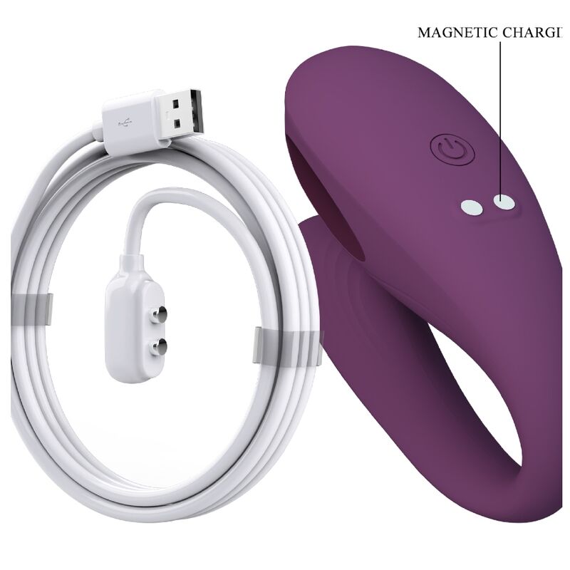 AARI lila klitoral massager med USB-laddare
