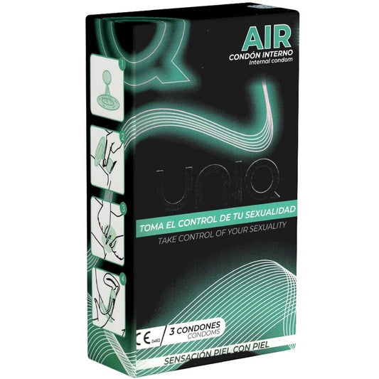 UNIQ Air latexfri kvinnokondom 3 enheter