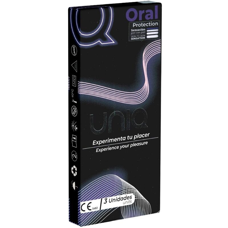 UNIQ klassiska latexfria kondomer 3 enheter