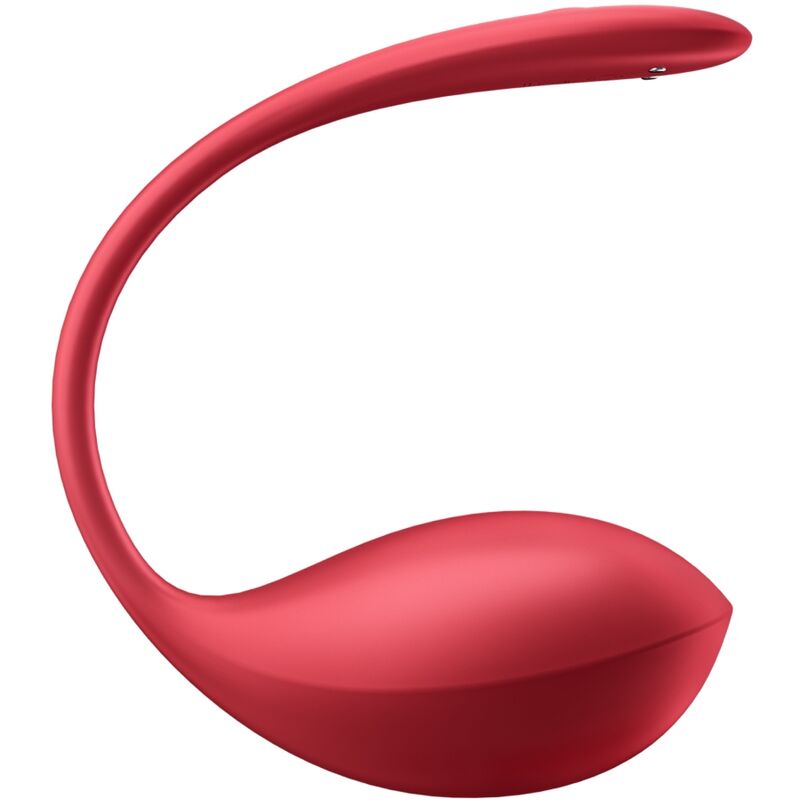 SATISFYER - SHINY PETAL G POINT FJÄRRKONTROLL STIMULATOR RÖD GRATIS APP