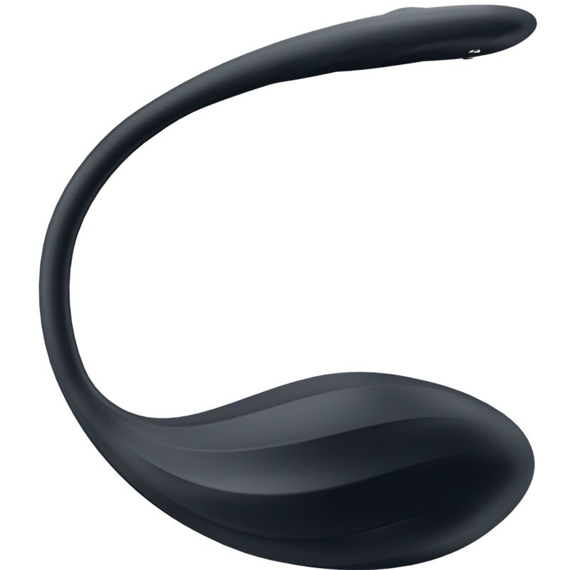 SATISFYER - Ribbad Petal G-Punkt Stimulator med Fjärrkontroll Svart Gratis App