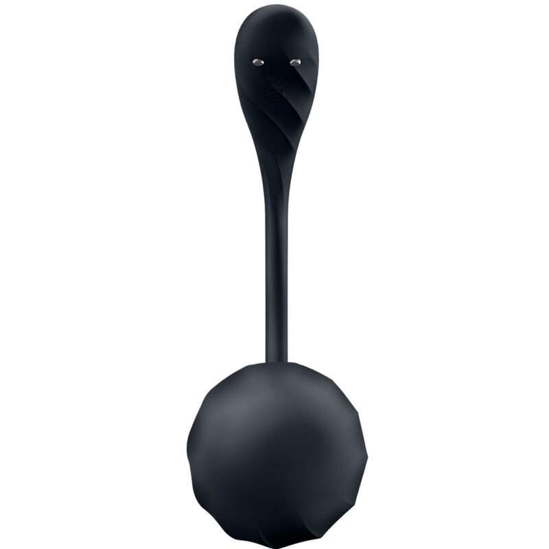 SATISFYER - Ribbad Petal G-Punkt Stimulator med Fjärrkontroll Svart Gratis App