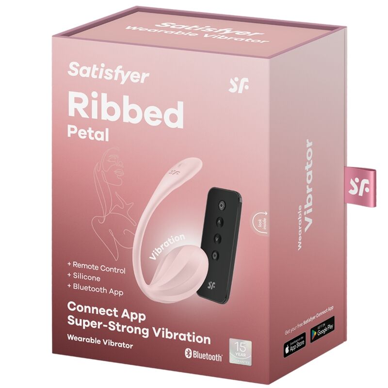 Satisfyer Ribbad Petal G-Punkt Stimulator med fjärrkontroll